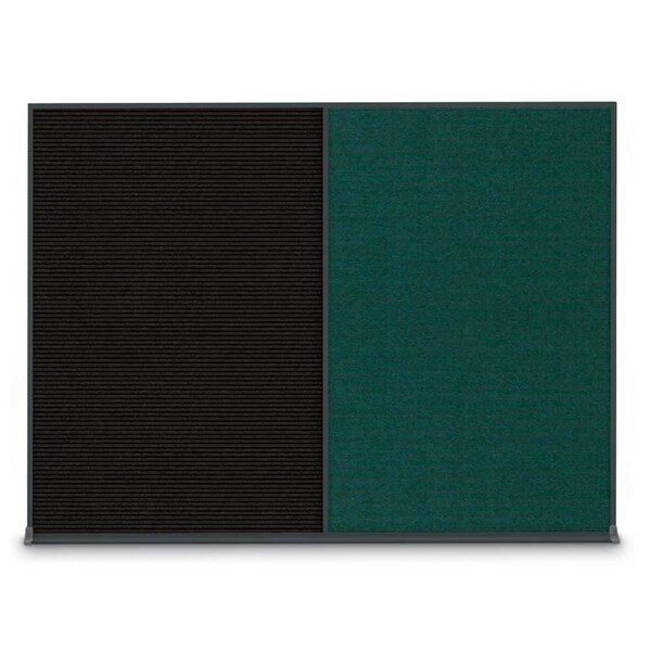 Double Door Radius Plus Corkboard, 48"X
